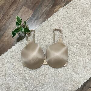Cacique Lane Bryant 38DDD Beige Smooth Lightly Lined Full Coverage Underwire Bra